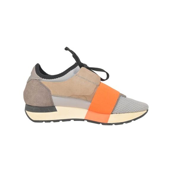 Balenciaga Race Runner Sneaker in Multicolor Leather And Suede